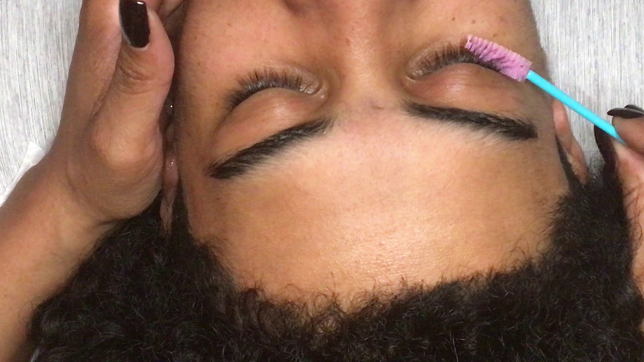 *ASMR* Relaxing lash cleaning.