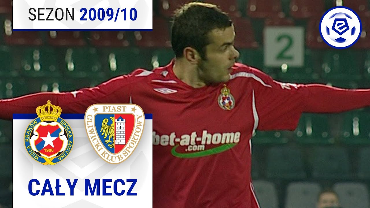 (1/2) Wisła Kraków - Piast Gliwice | CAŁY MECZ | Ekstraklasa 2009/10 | 11. Kolejka