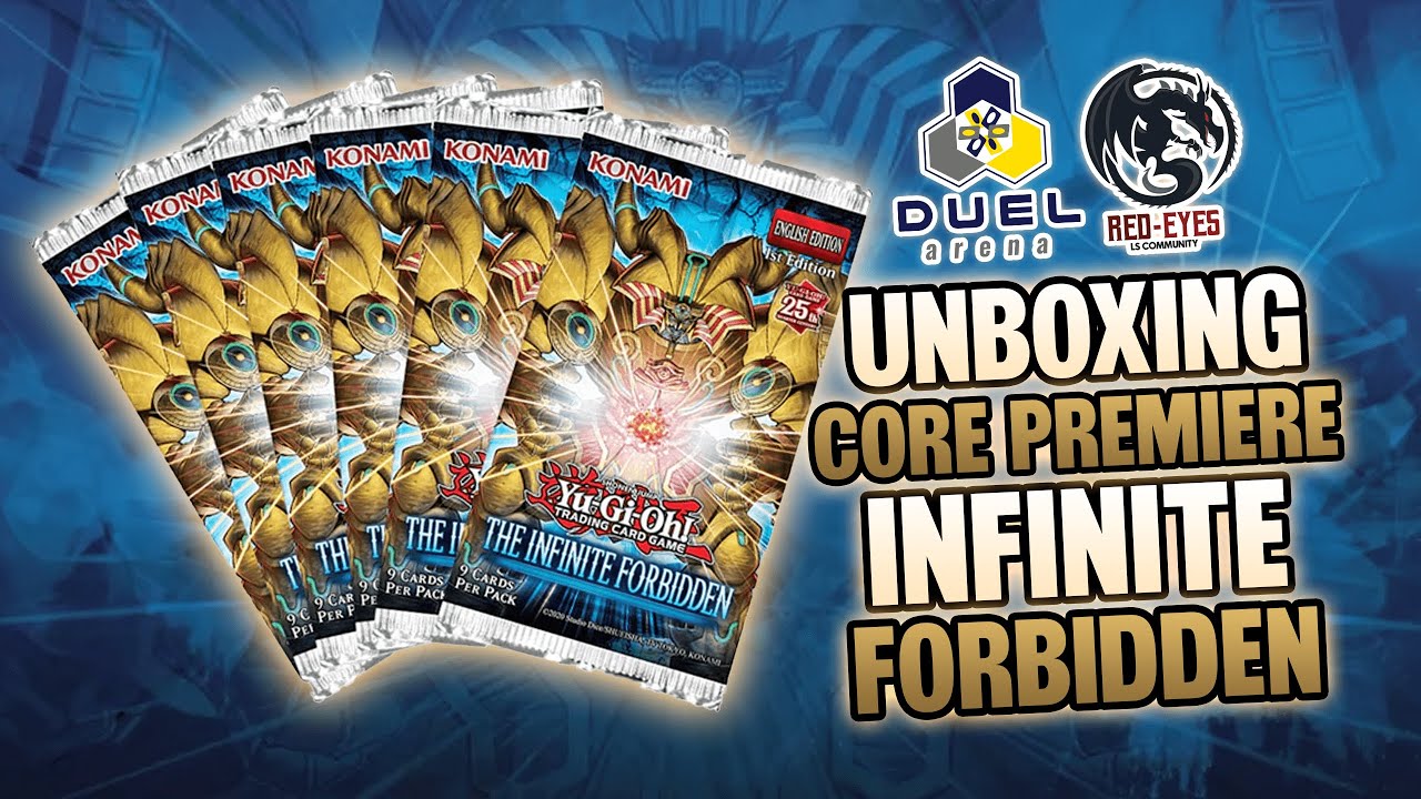 UNBOXING THE INFINITE FORBIDDEN CORE PREMIERE #yugioh #tcg #unboxing