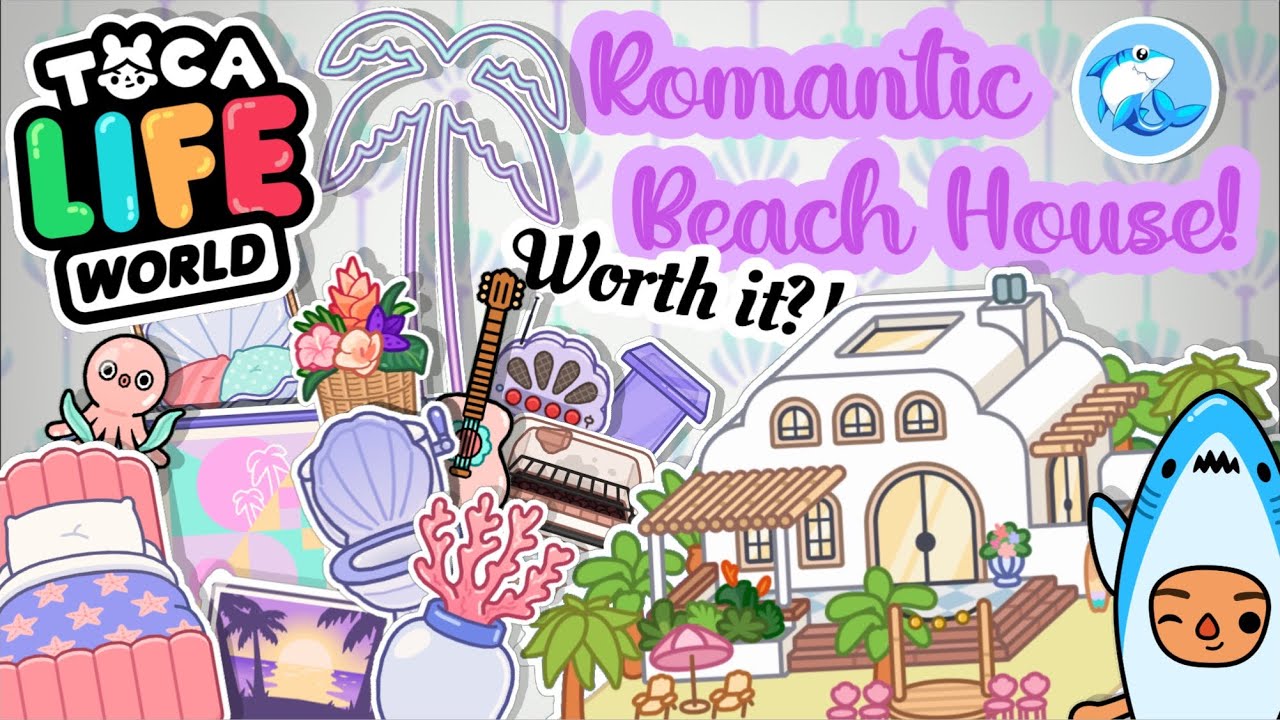 Toca Life World | Romantic Beach House Review!? 🐚 (WORTH IT?)