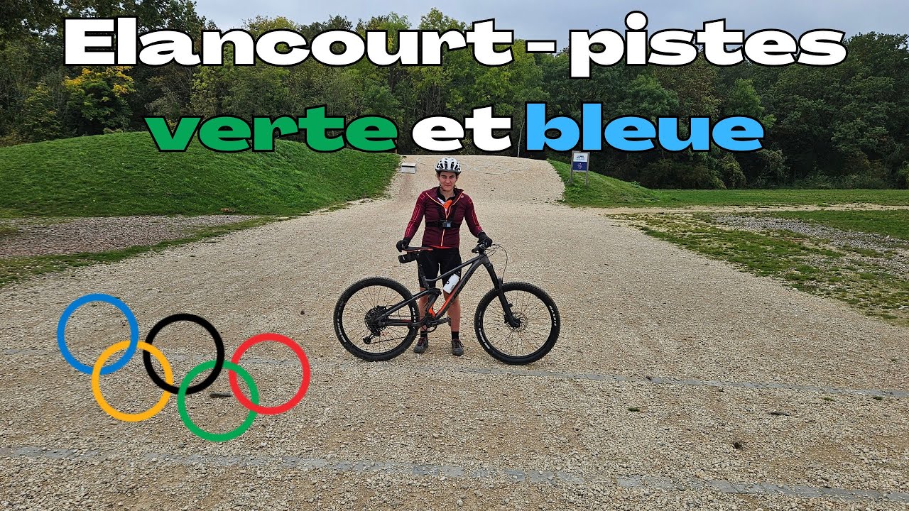 Je teste les pistes verte et bleue de la colline d'Elancourt !