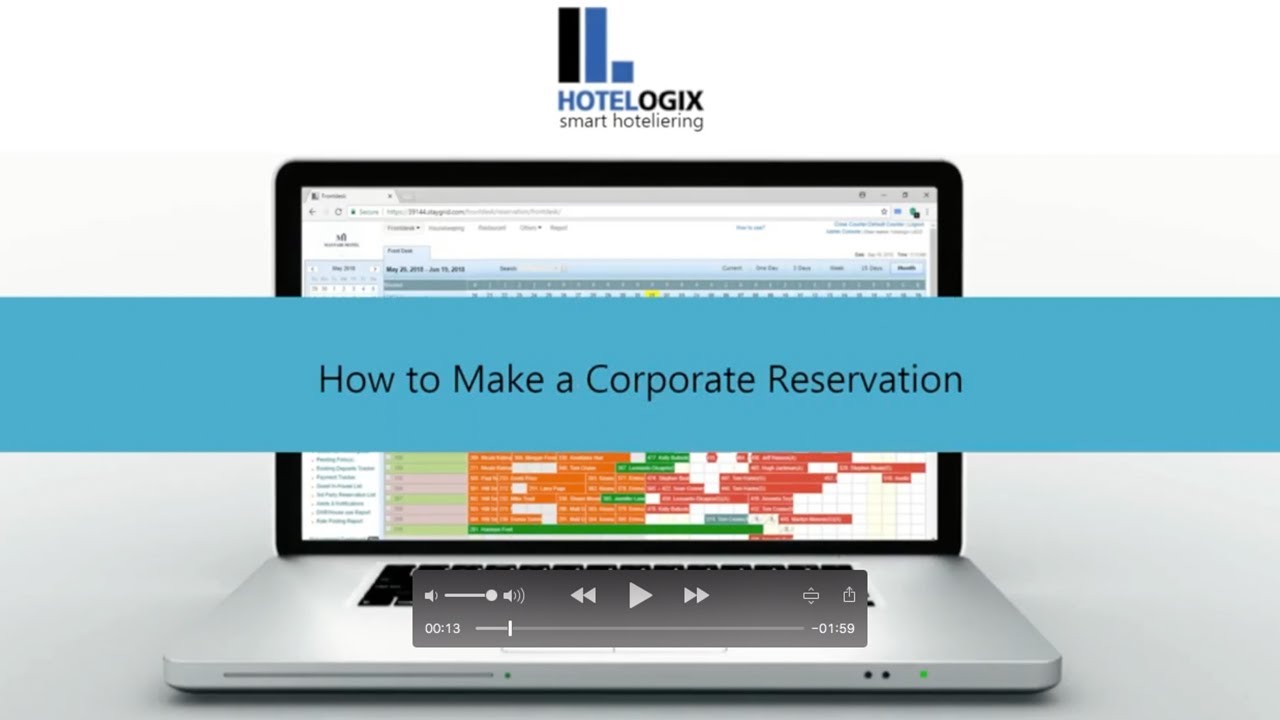 How to make a corporate reservation | Hotelogix Frontdesk Software