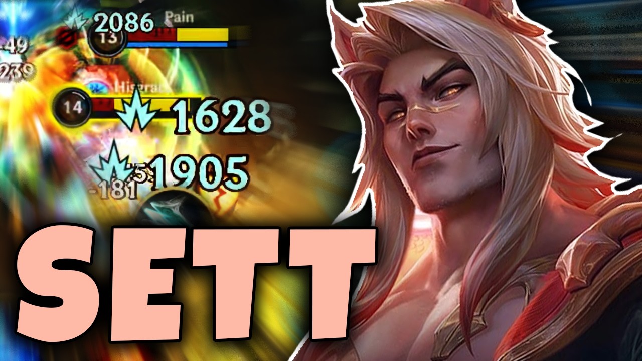 Wild Rift Sett Baron Lane Gameplay in Season 20 (Build & Runes)