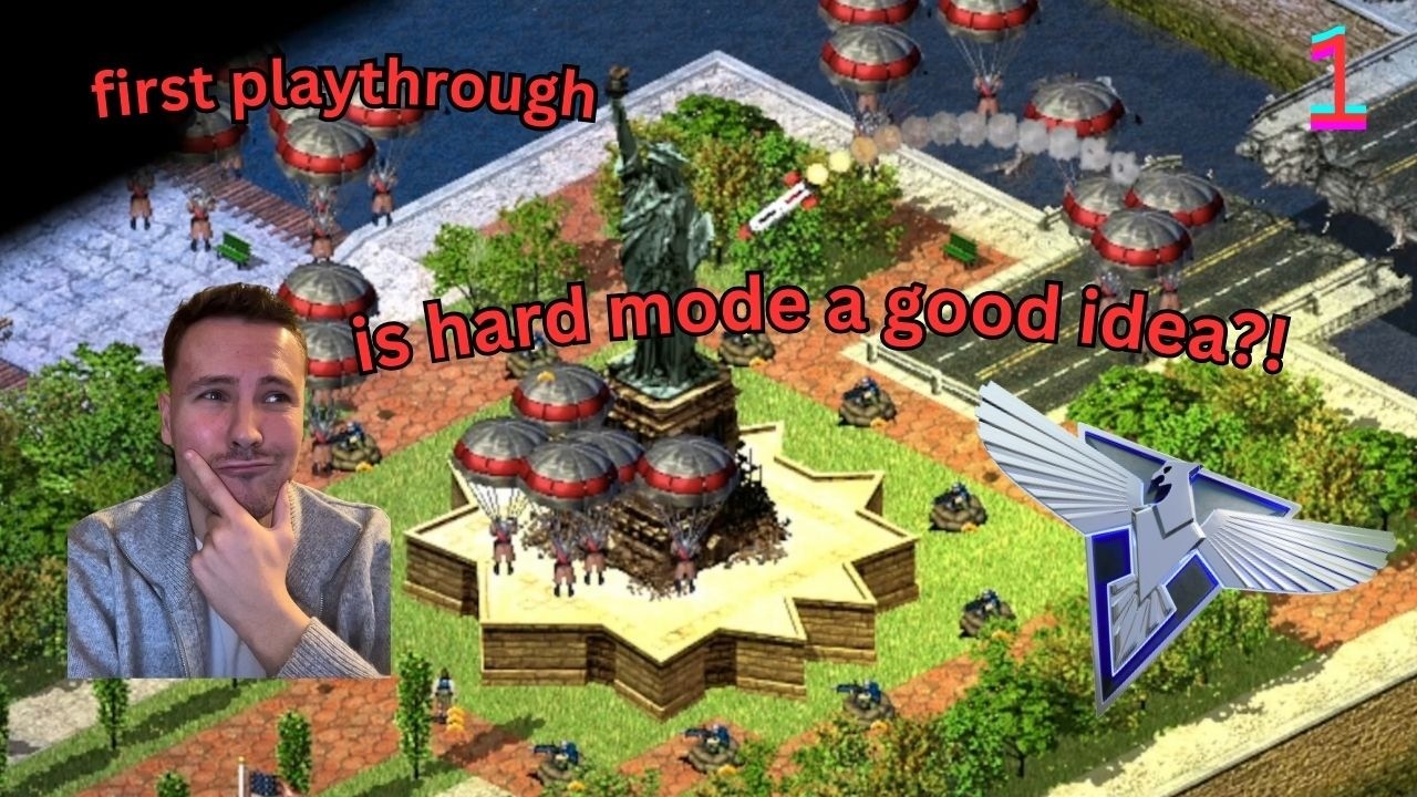 IS THIS GAME HARD?! Red Alert 2 [HARD] - First Playthrough #1