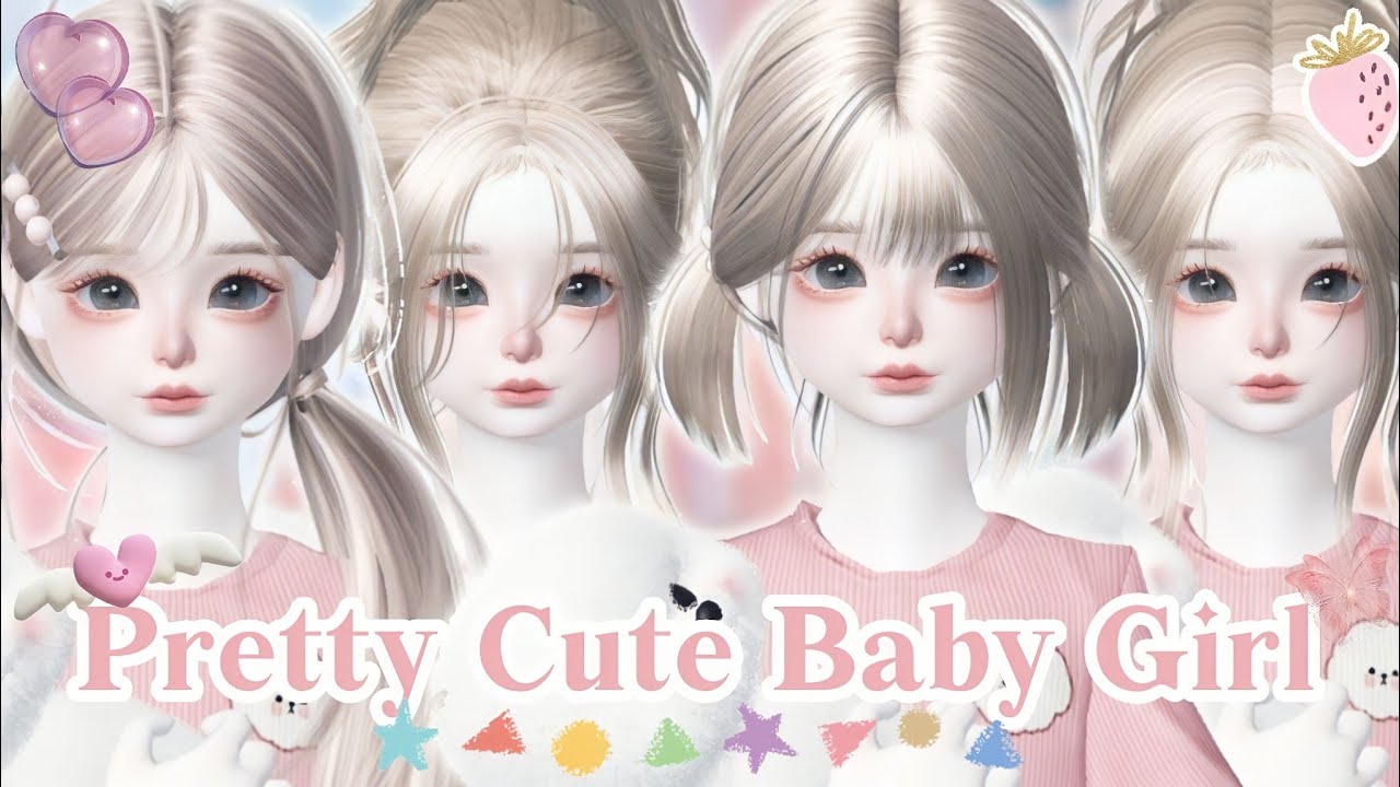 Zepeto Face Tutorial Pretty Cute Baby Girl [ Oplas Zepeto Baby Girl ] Zepeto Baby Girl Face Tutorial