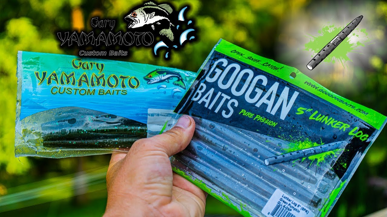 Googan Baits Lunker Log VS Gary Yamamoto Senko (In Depth Review + Underwater Footage)