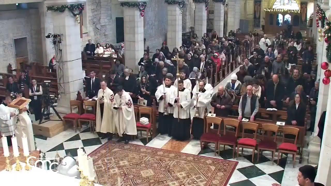 Solemn Entrance of the Patriarch in Bethlehem for Christmas 