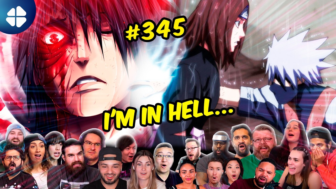 KAKASHI KILLS RIN | Shippuden Episode 345 Mega Reaction Mashup | ナルト 疾風伝] [海外の反応]