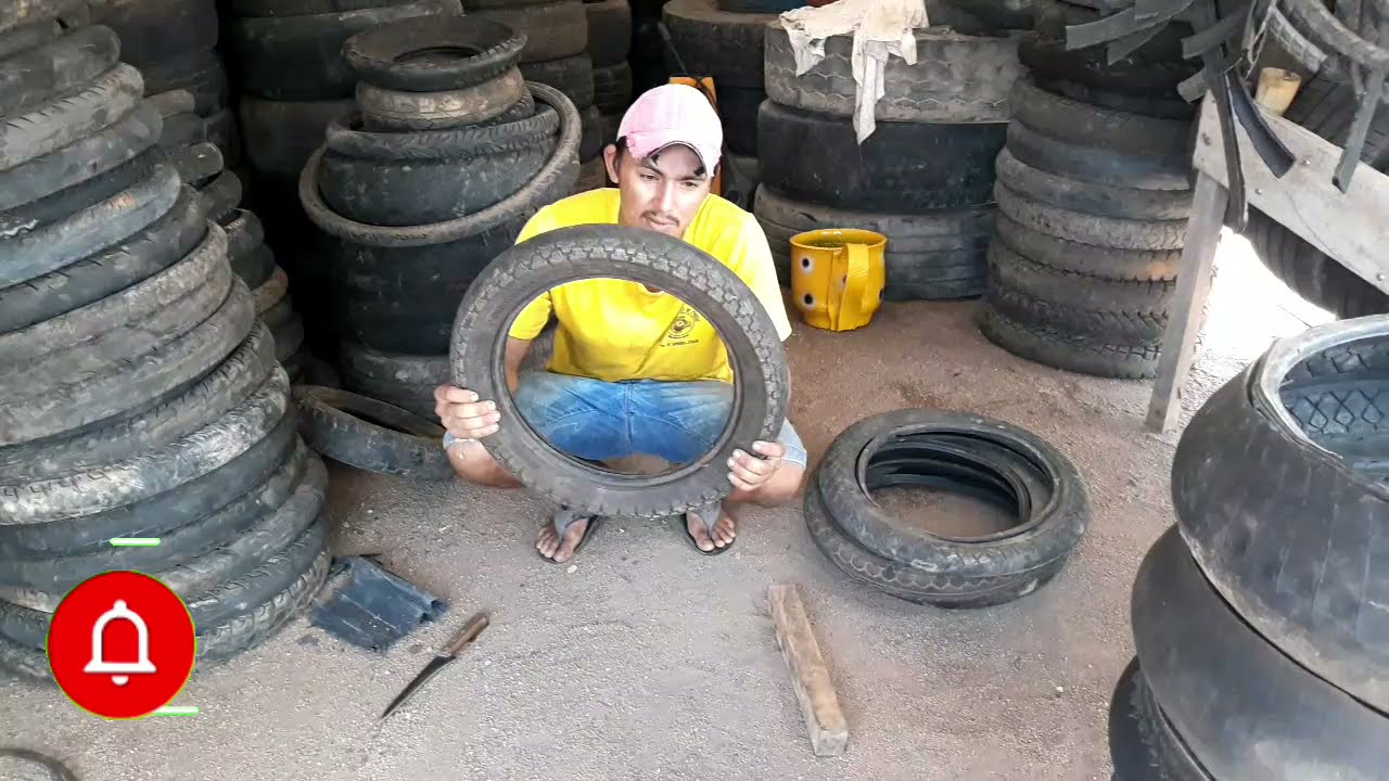 COMO FAZE VASO COM PNEU PARA ROSAS DO DESERTO