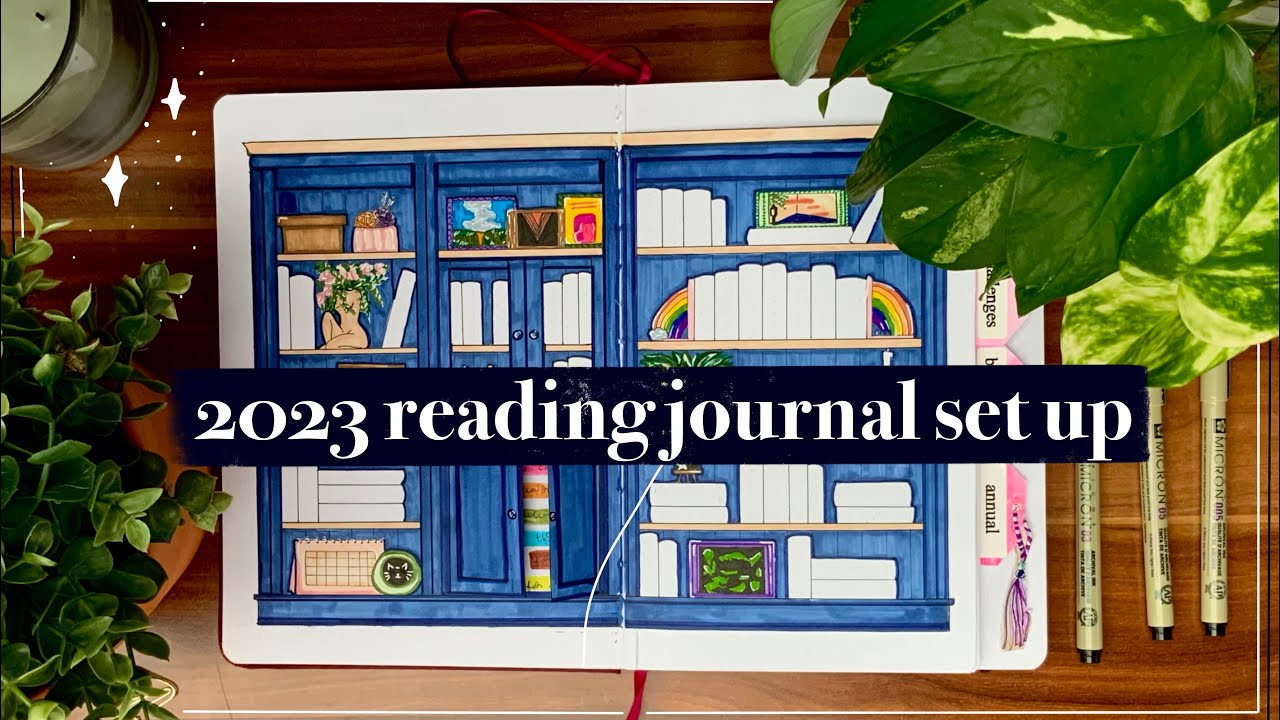 2023 Reading Journal Set Up 📖 (+ comparing 2022 vs 2023 & January flip through)