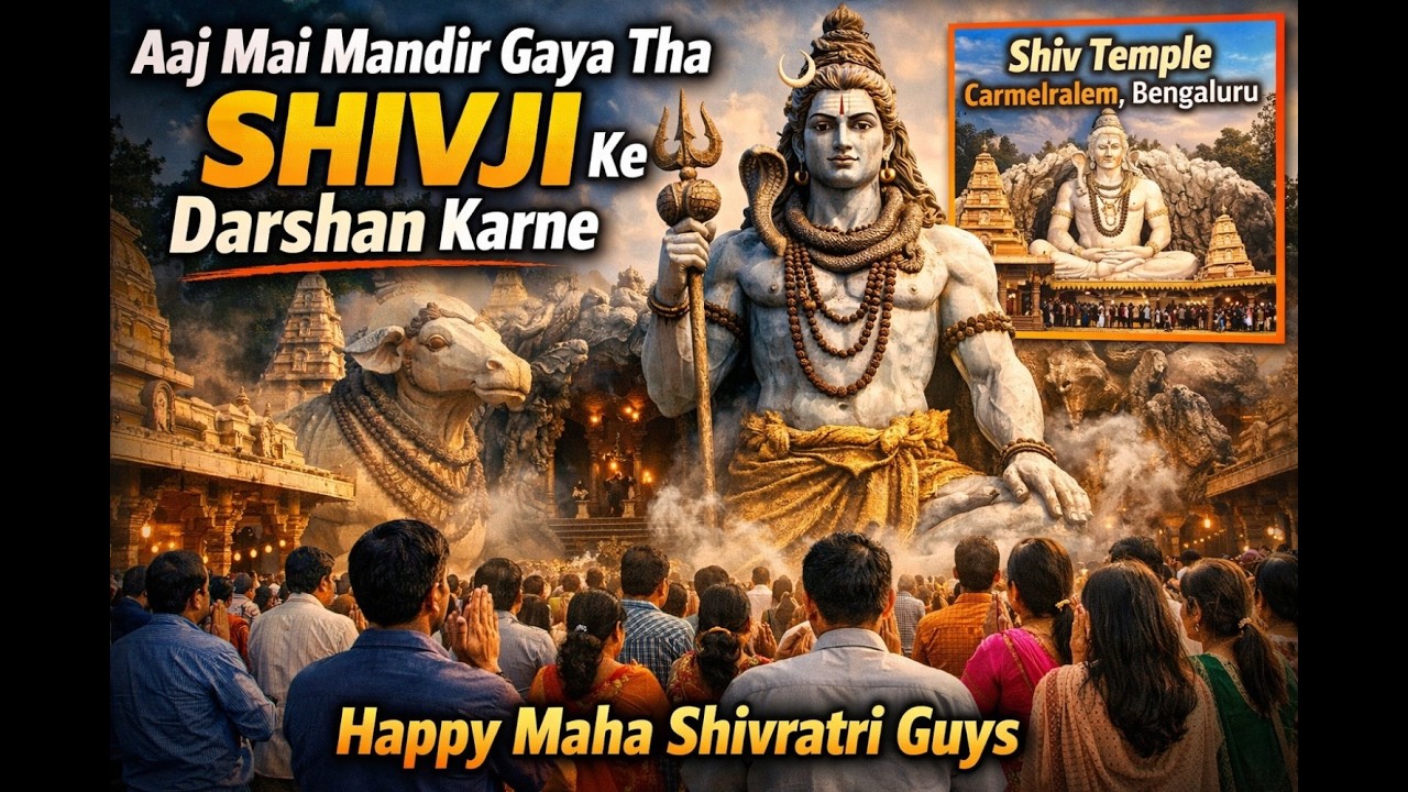 Mahashivratri Special 🔱 | Shiv Ji Ne Diya Darshan 😳 | Carmelaram Shiv Temple Bengaluru