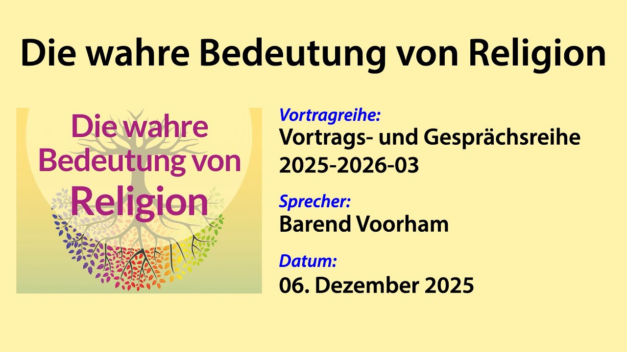 Die wahre Bedeutung von Religion