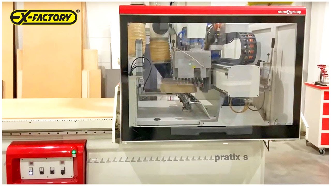 SCM PRATIX S 12 C FLAT TABLE MACHINE WATCBORINGRAKE