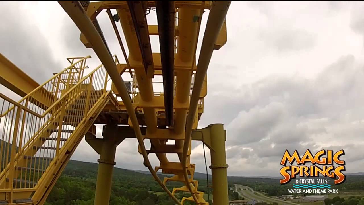 Ride The Gauntlet at Magic Springs Water and Theme Park