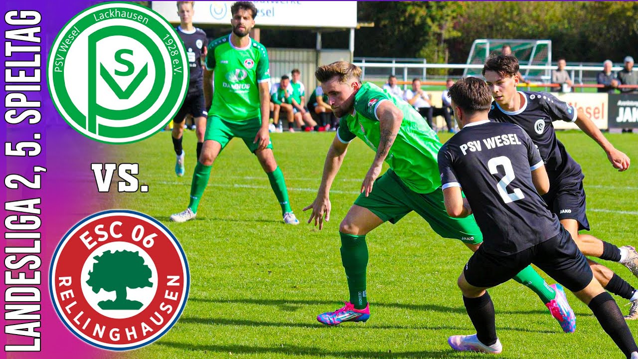 PSV Wesel vs ESC Rellinghausen  / Landesliga Niederrhein, Gruppe 2, 15.09.2025