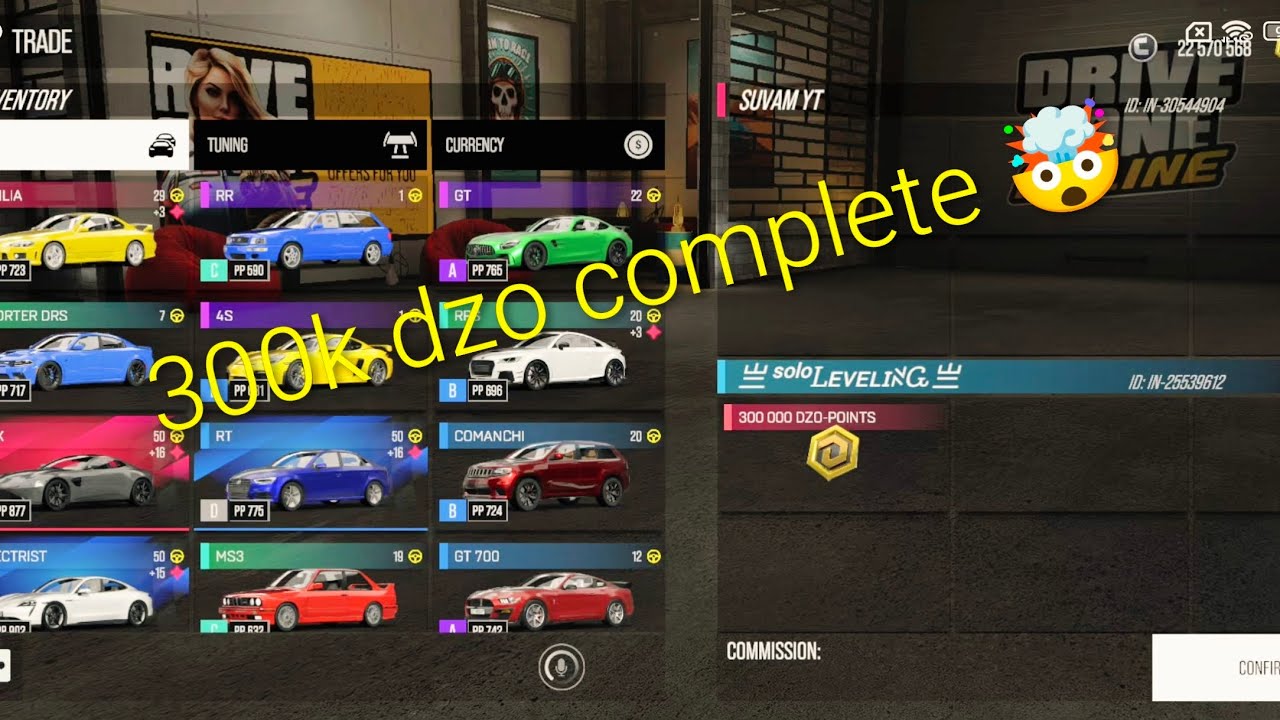 300k dzo challenge 🤯 complete my friend in drive zone online. Drive zone online. 