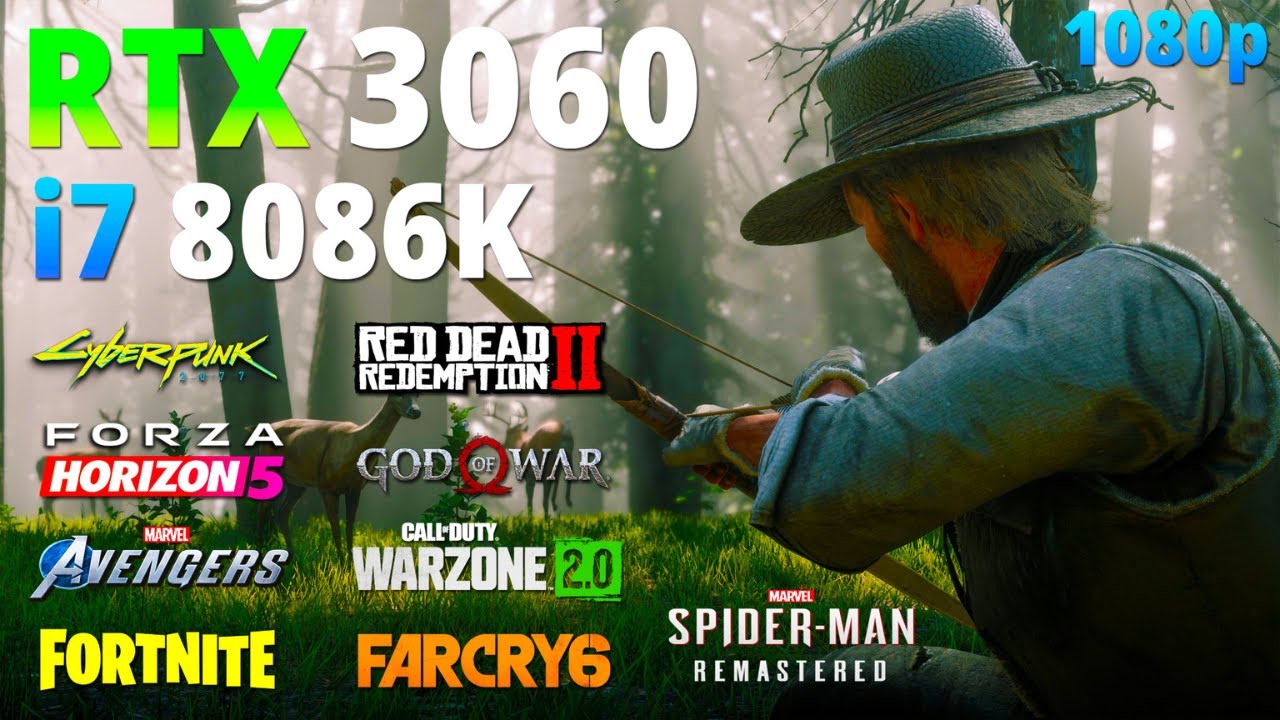 RTX 3060 Test In 12 Games In 2022 | i7 8086K + RTX 3060 12GB