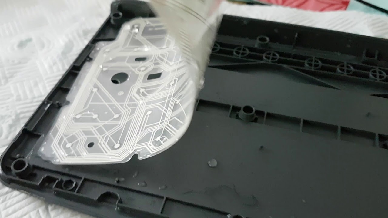 How to fix a keyboard with water spilt on it