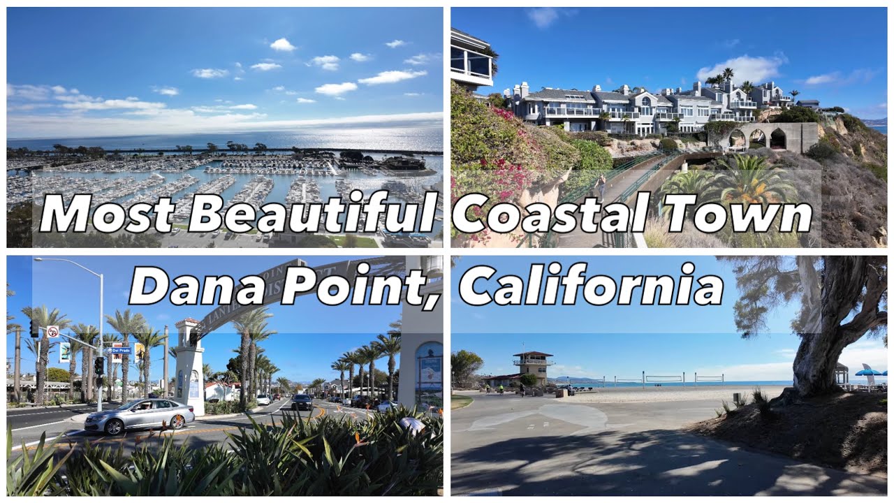 [4K] Dana Point, California - Relaxing Coastal Walking Tour 