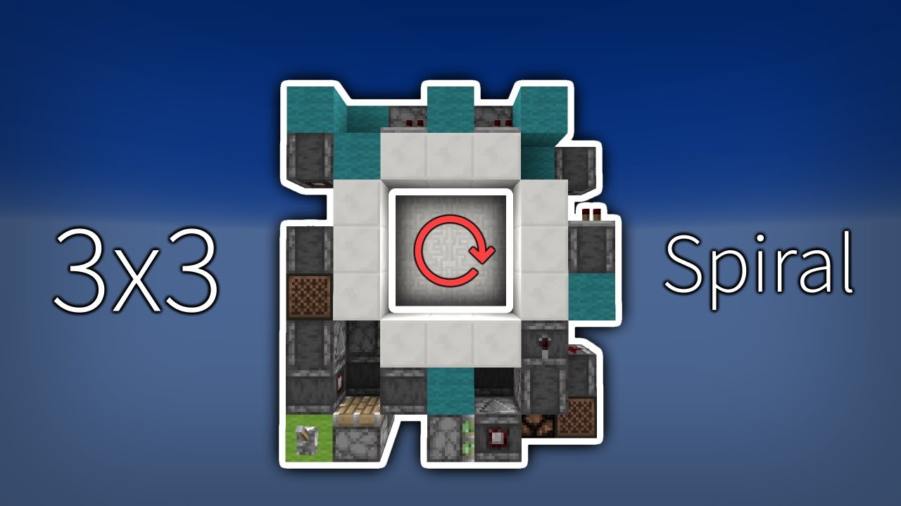 The BEST 3x3 Spiral Door In Minecraft (Not Clickbait)