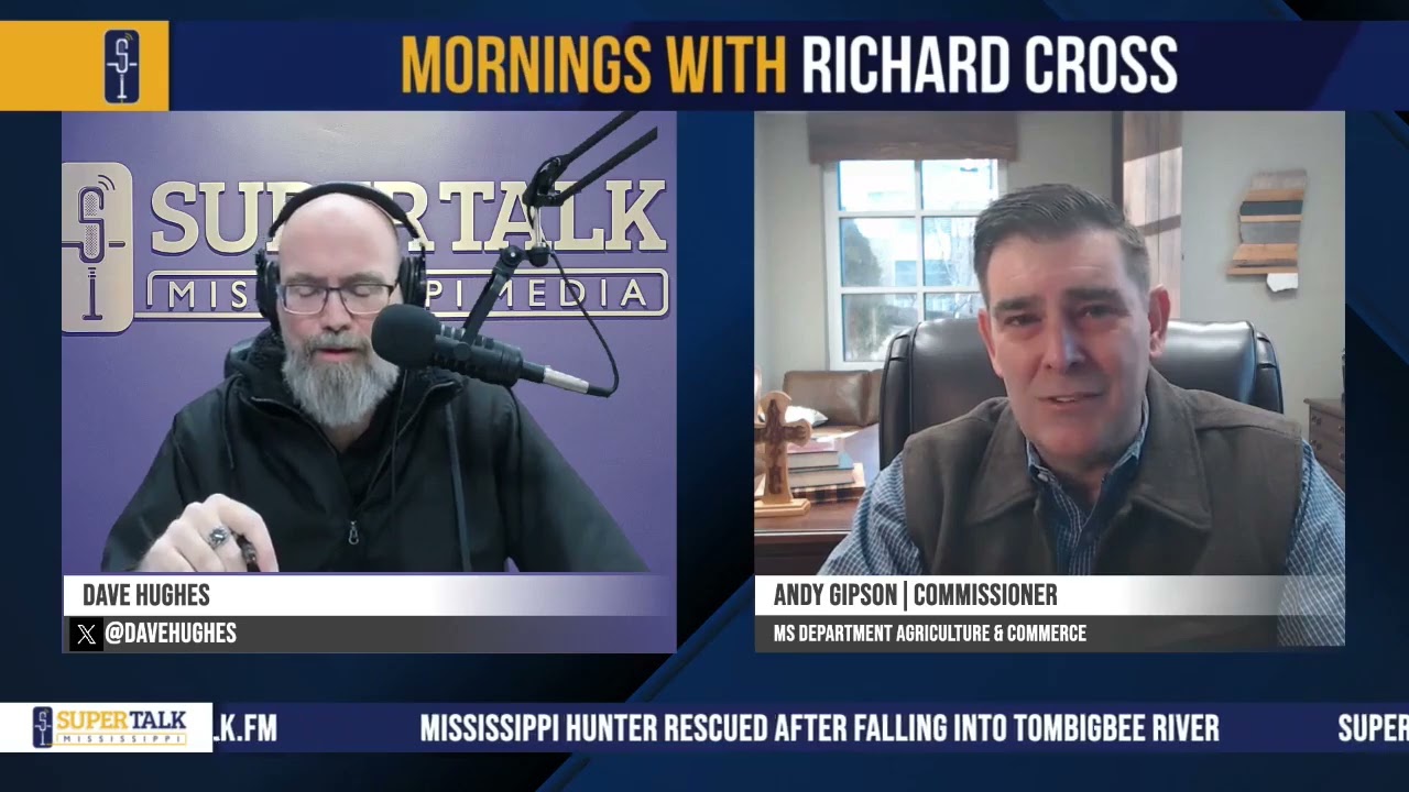 AG Commissioner Andy Gipson on Relief Efforts for North Mississippi After the Storm