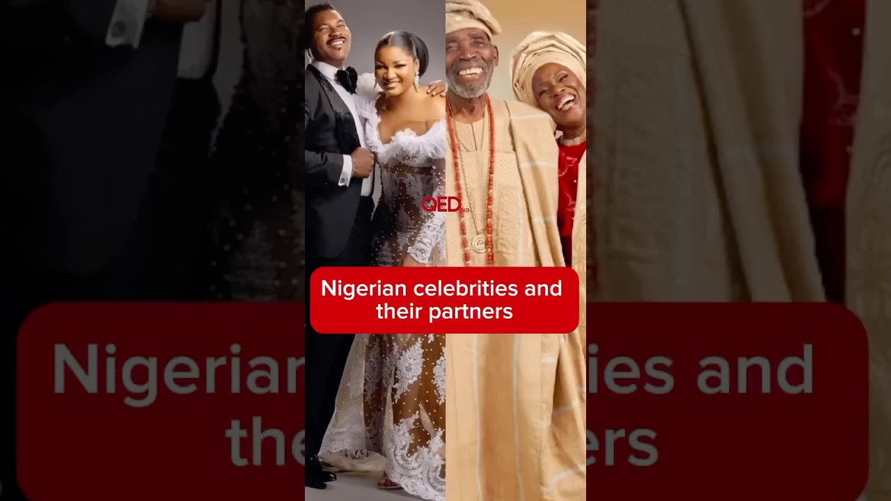 Nigerian celebrities and their partners 👩&zwj;❤️&zwj;👨Love indeed is a beautiful thing 😁  #qedng