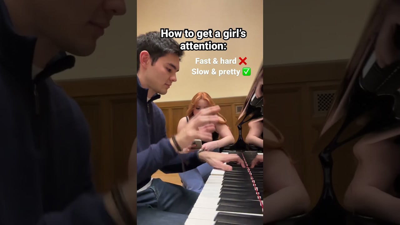 How to get a girl&rsquo;s attention on the piano