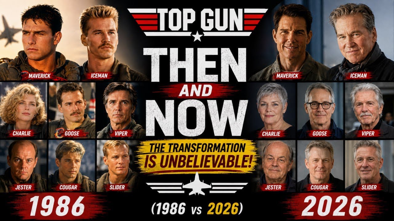Top Gun Cast Then and Now (1986 vs 2026) &mdash; You Won&rsquo;t Believe How They Changed!