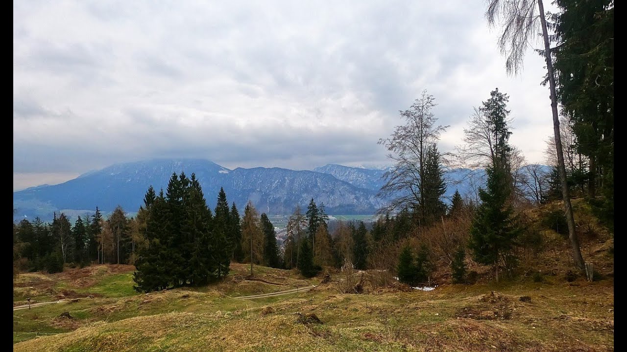 Auerburg und Nußlberg (920m) von Oberaudorf aus mit Grafenloch (630m)