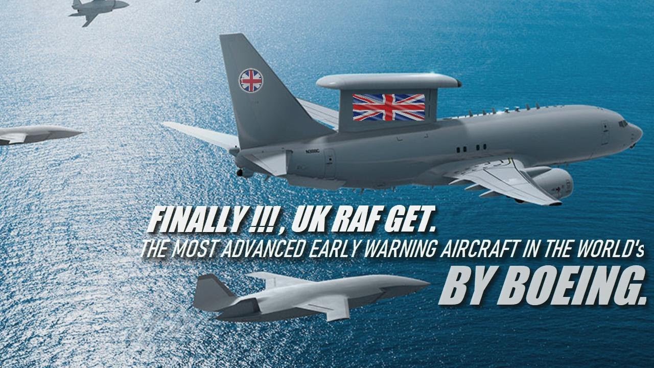 Компания Boeing готовит поставку первого в Великобритании самолета раннего предупреждения E 7 Wed...