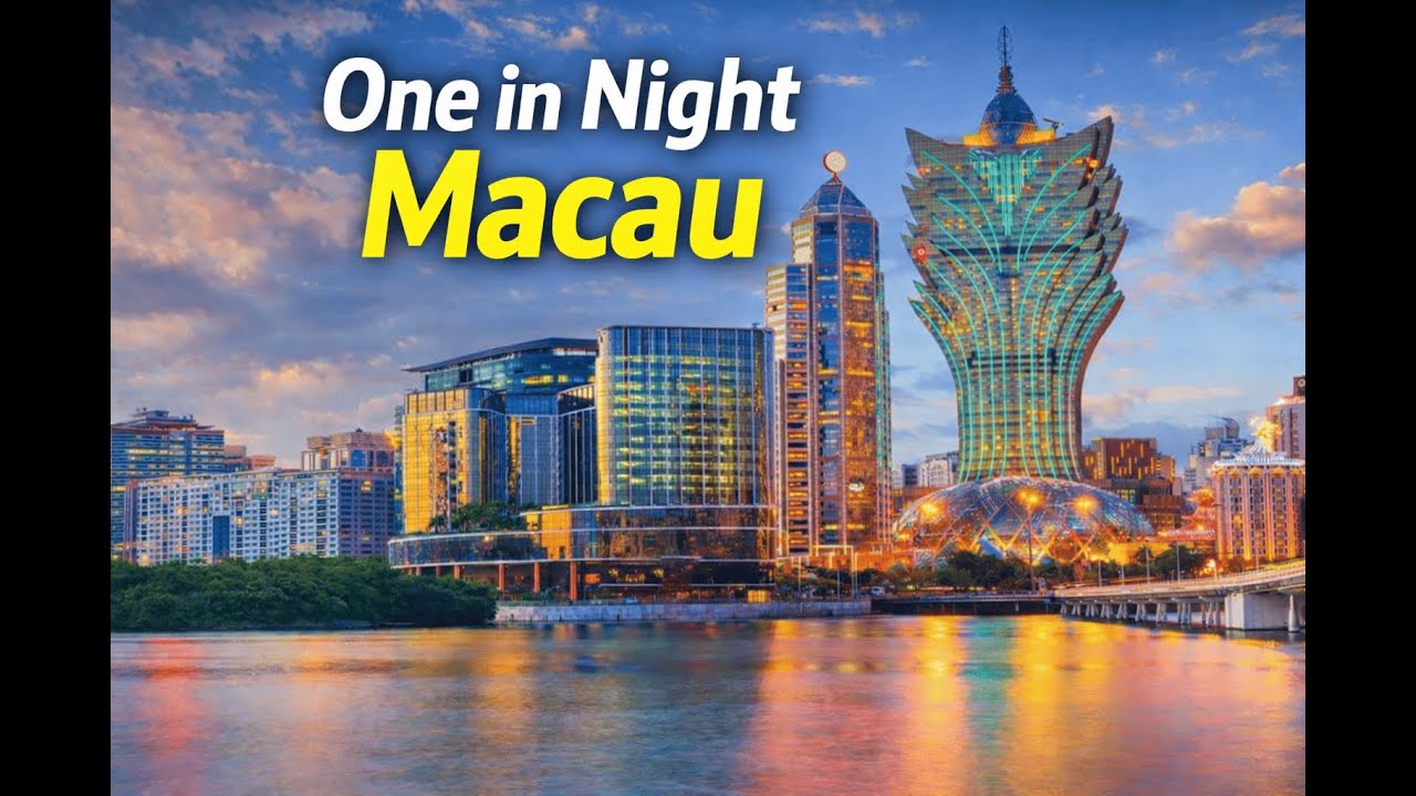 One Night in Macau | Casino | Performance Lake | Solo Trip