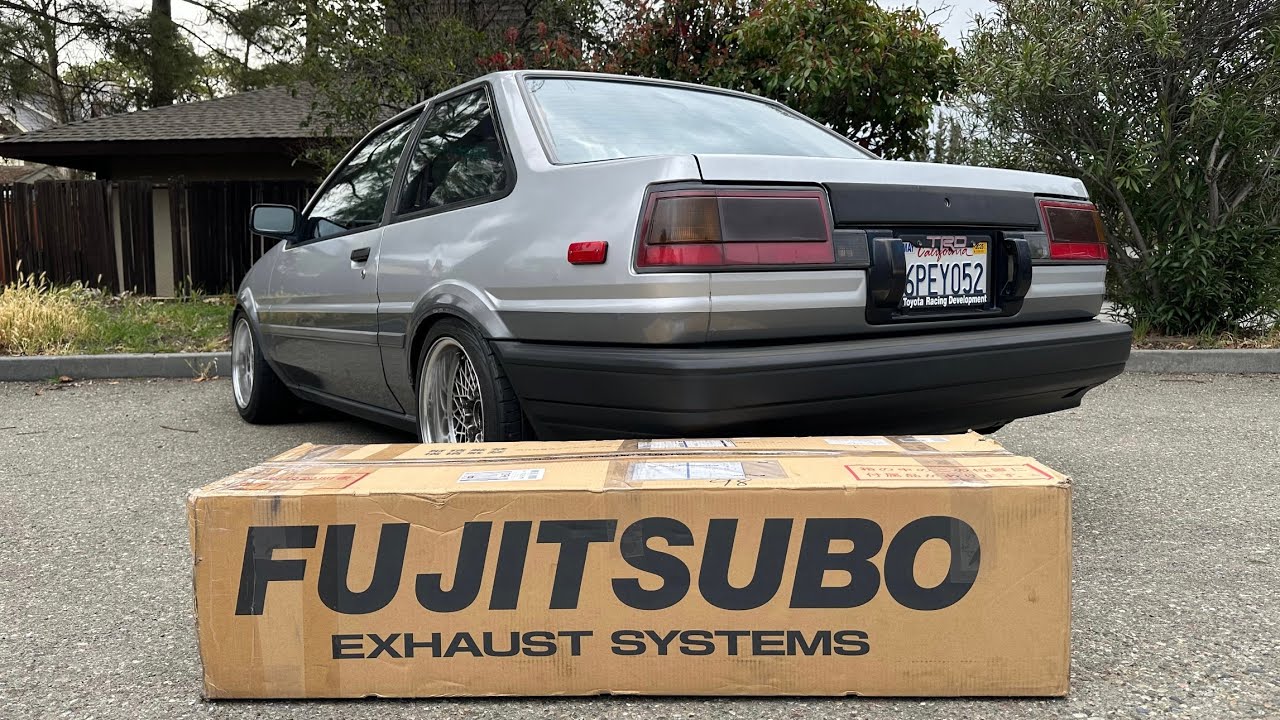 I bought THE BEST EXHAUST for my AE86!!!!