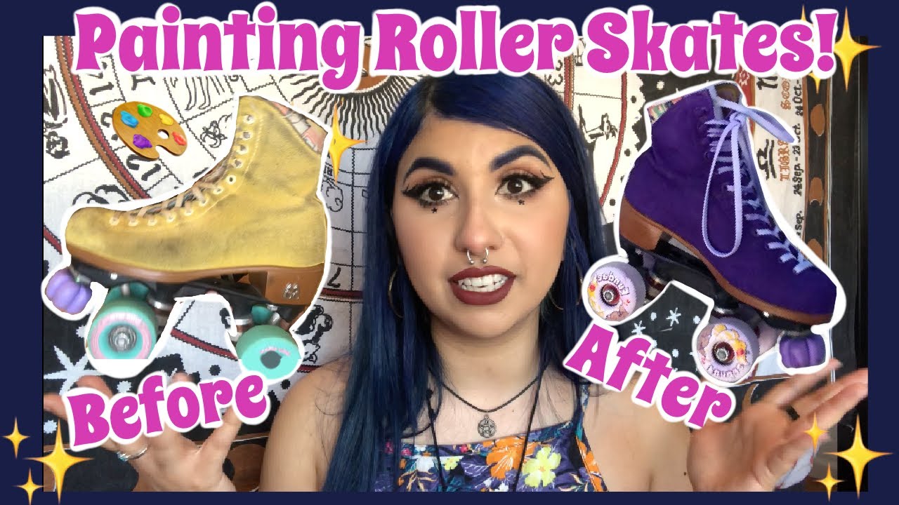 How to Paint Roller Skates ?! 🎨 ✨