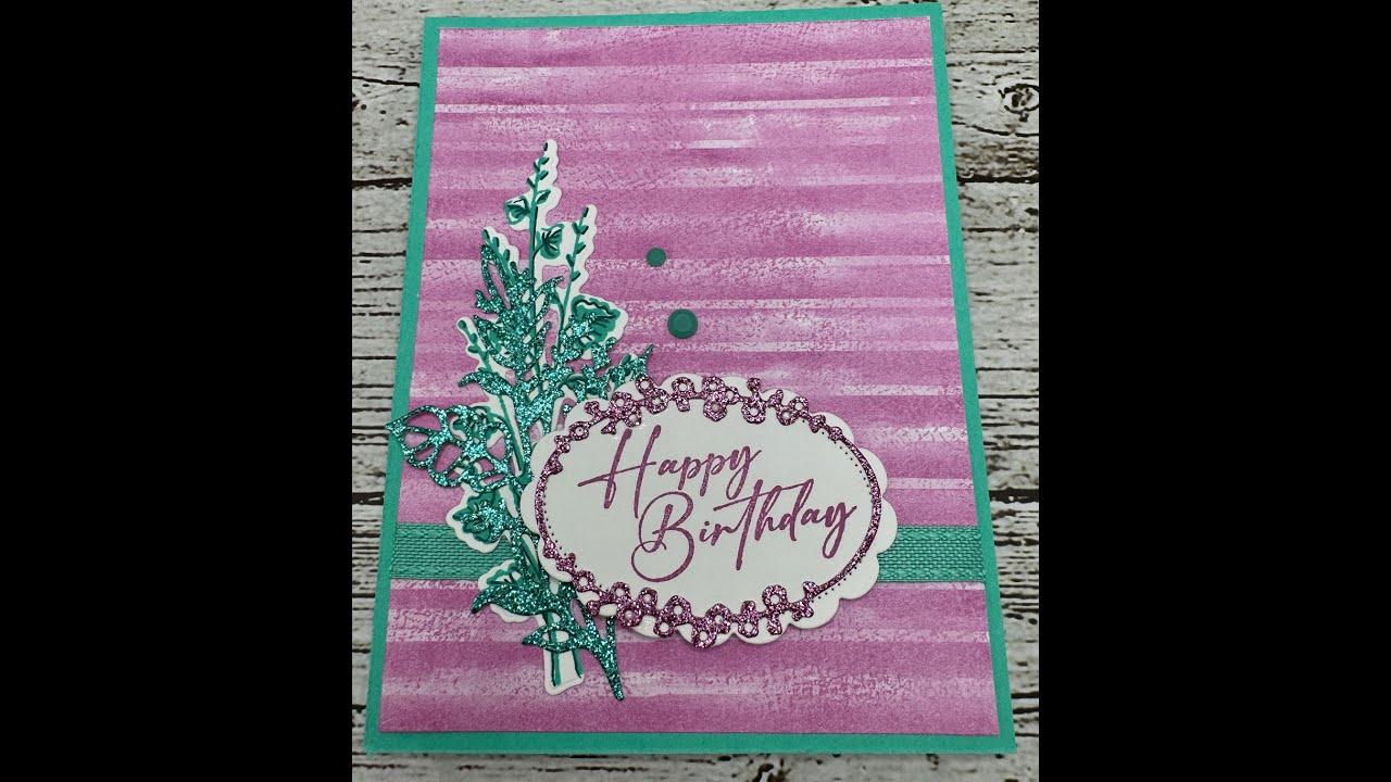 Unbounded Beauty Fun fold to show off the DSP- Stampin Up
