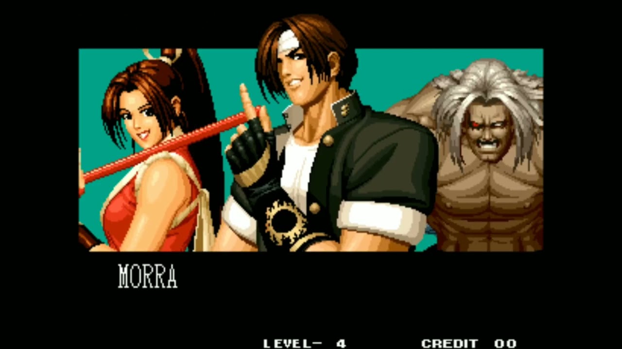 THE KING OF FIGHTERS 95 NEO GEO MVS ARCADE LEVEL 4 OMEGA RUGAL MAI SHIRANUI KYO KUSANAGI