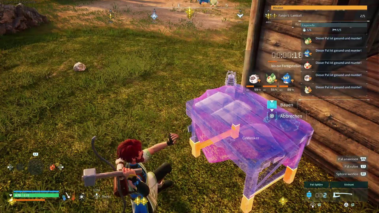 Gemütlich in Palworld Hardcoremodus