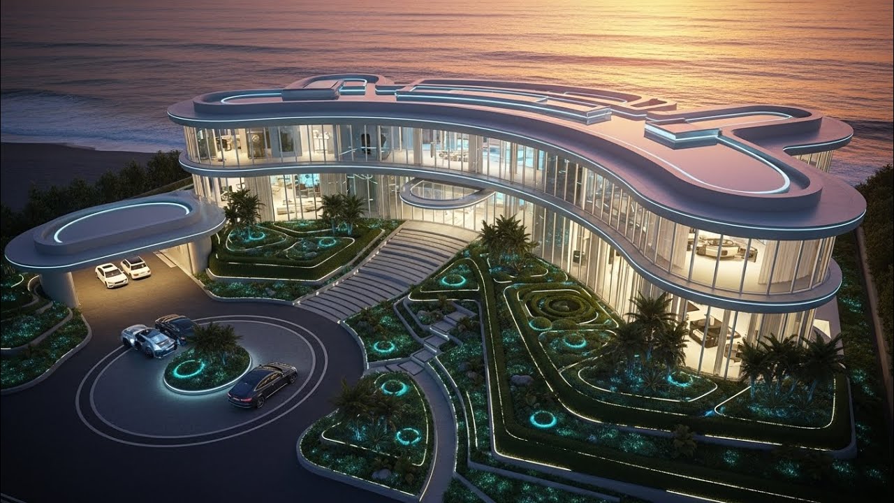  Inside the $500 Million Futuristic Mansion Built for future!#AIMansion#FuturisticHouse#LuxuryLiving