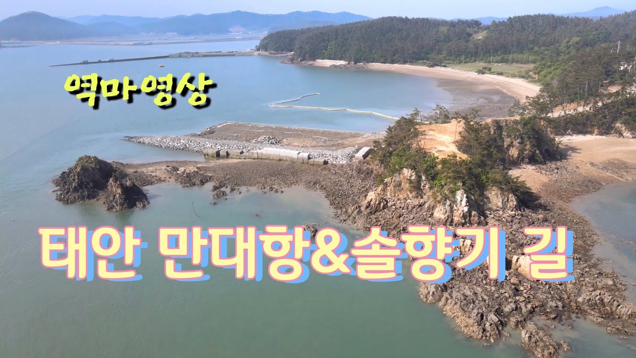 태안 만대항과 솔향기 길 해변을 날아보자!