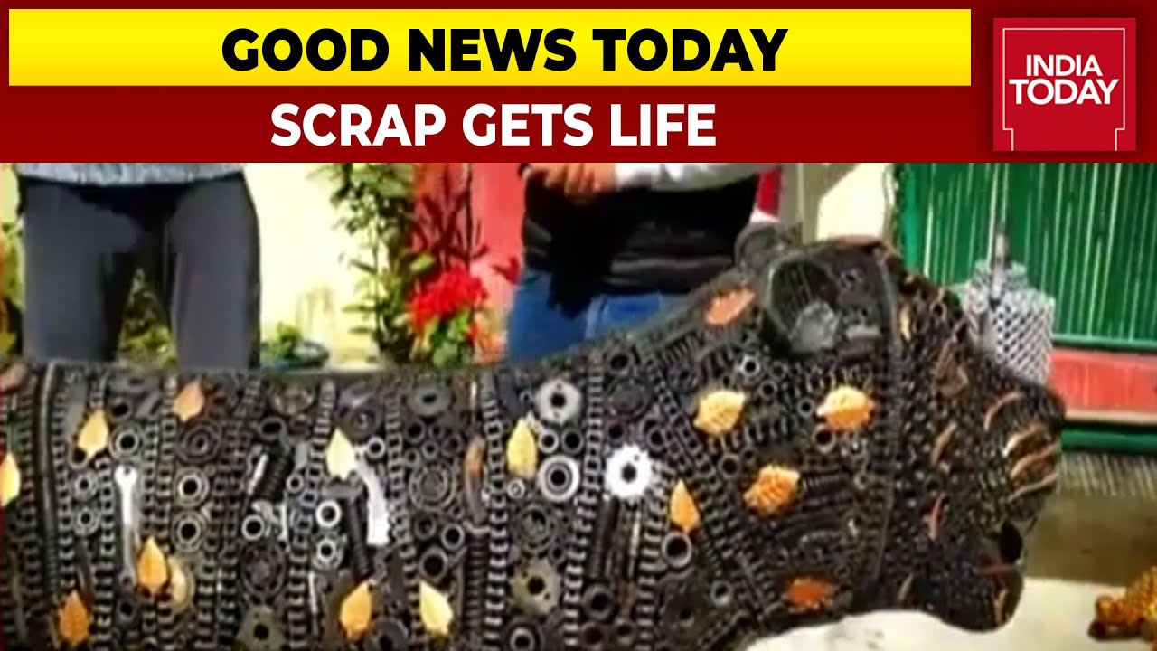 Artist From Bihar Uses Scrap To Create Art | Good News Today