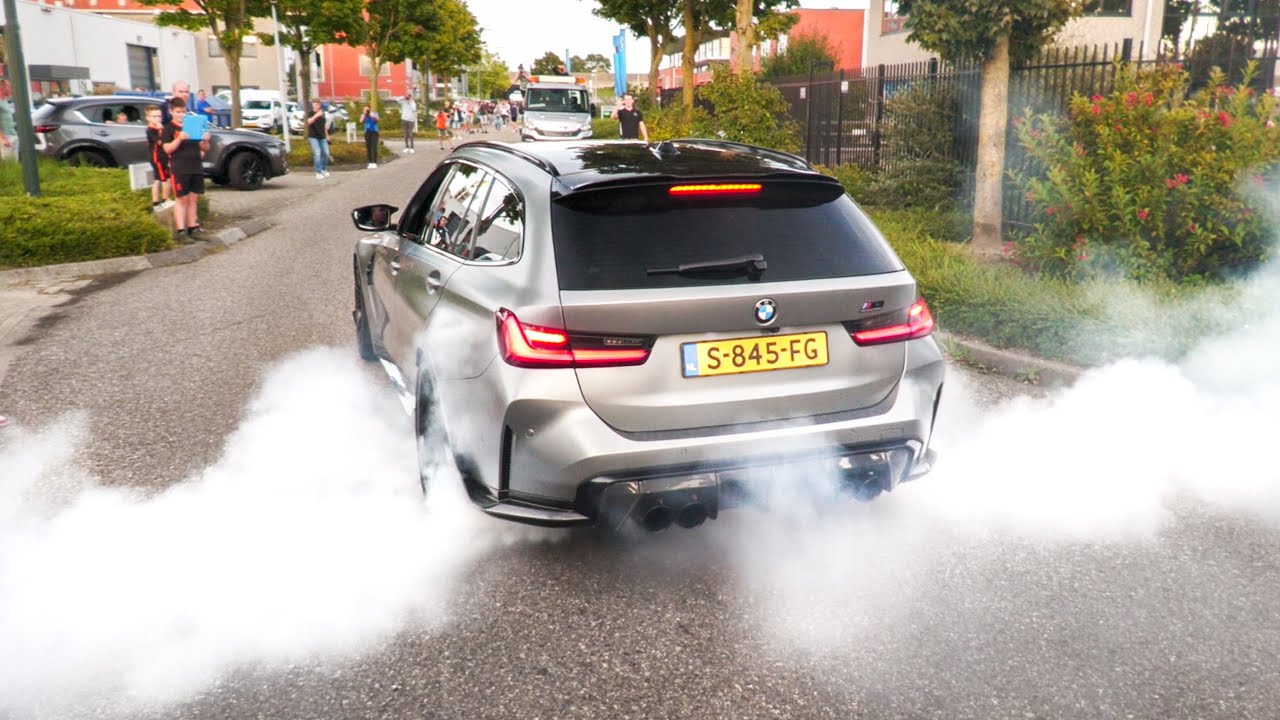 LOUDEST 700HP BMW M3 G81 Touring EVER Doing HUGE BURNOUTS!
