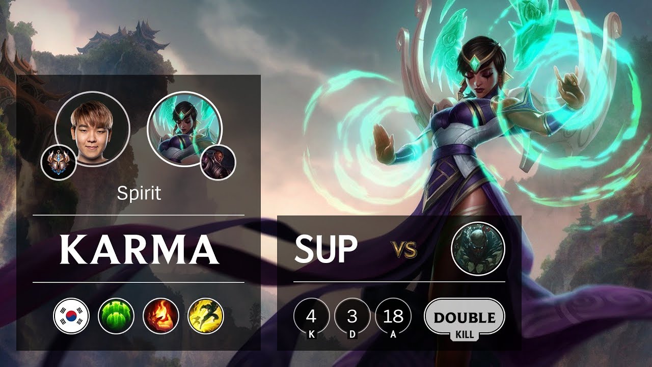 Karma Support vs Pyke - KR Challenger Patch 9.22