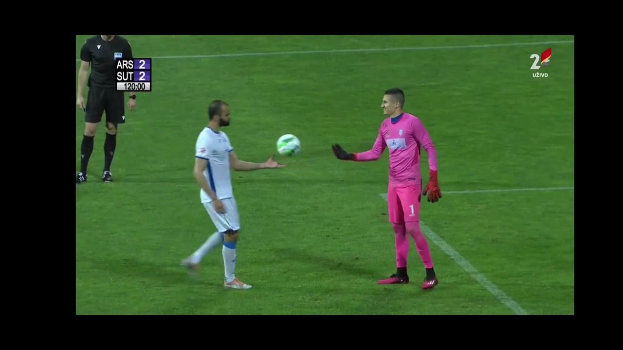 Finale kupa Crne Gore 29-05-2023 Arsenal-Sutjeska 1-1(penali 3-4)
