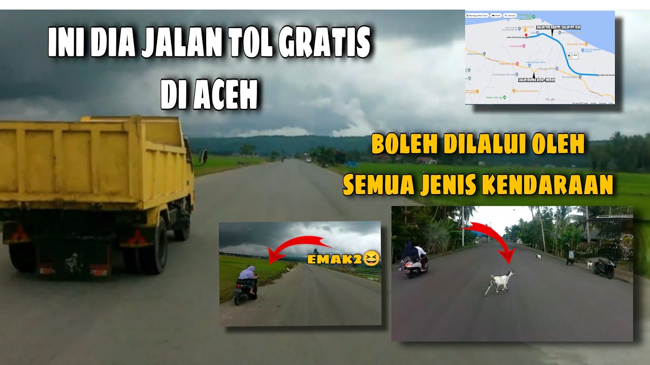 BANYAK YANG BELUM TAU. ADA JALAN TOL GRATIS DI ACEH...!