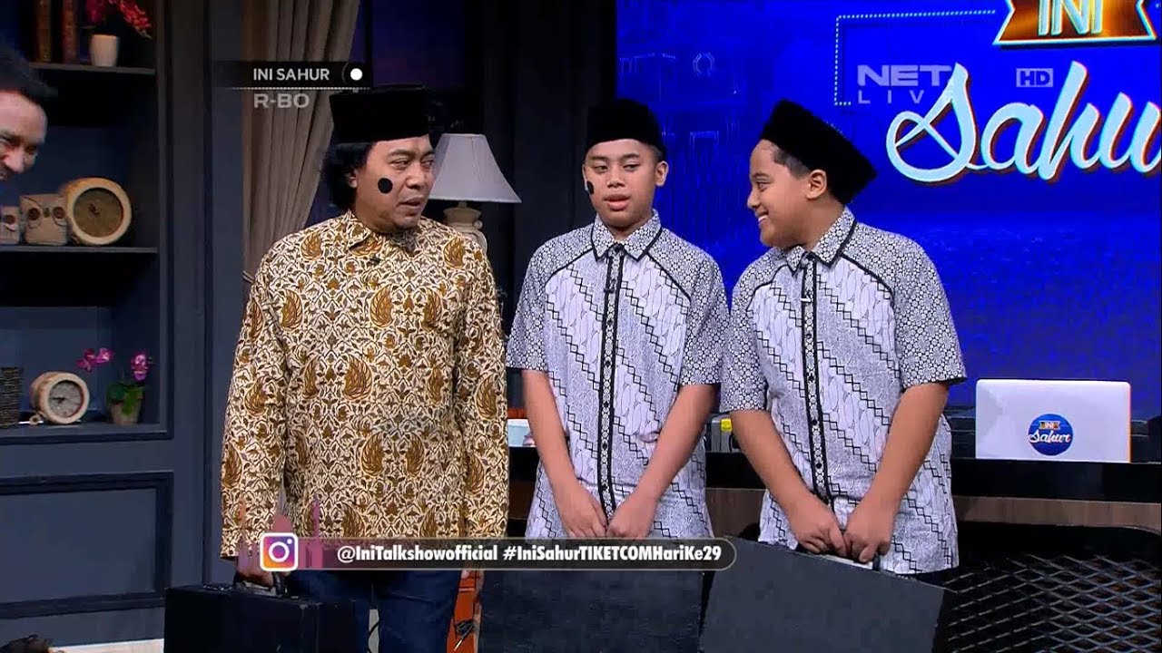Komeng Kaget Anak-anaknya Nyusul Ke Studio - INI SAHUR 14 JUNI 2018 (2/7)