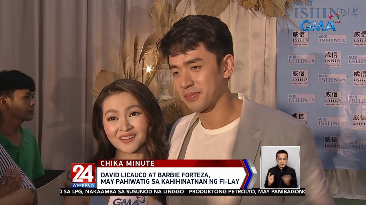 David Licauco at Barbie Forteza, may pahiwatig sa kahihinatnan ng FiLay | 24 Oras Weekend