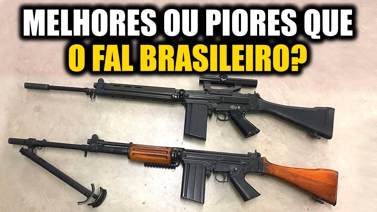 5 versões estrangeiras FAMOSAS do fuzil FAL 762!