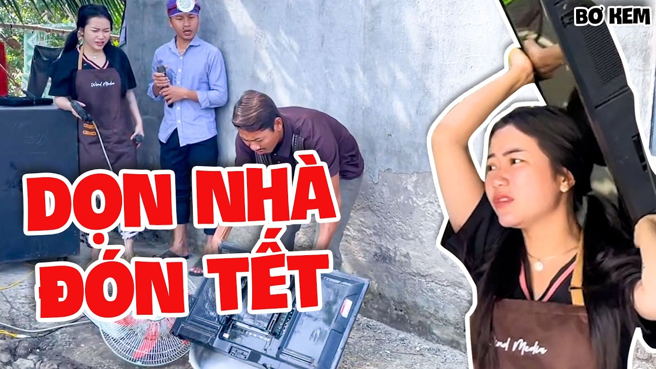 Mẹ Chồng Nhờ Dọn Nhà Cửa Đón Tết, Bơ Kem Và Chồng Phá Hoại Đủ Thứ Đồ | Bơ Kem