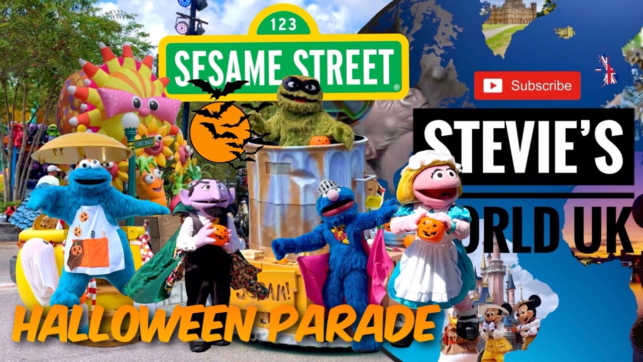 SESAME STREET HALLOWEEN PARADE SEAWORLD FLORIDA 2025