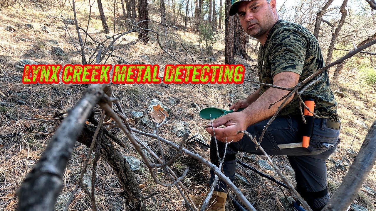 Lynx Creek Metal Detecting For GOLD!!!