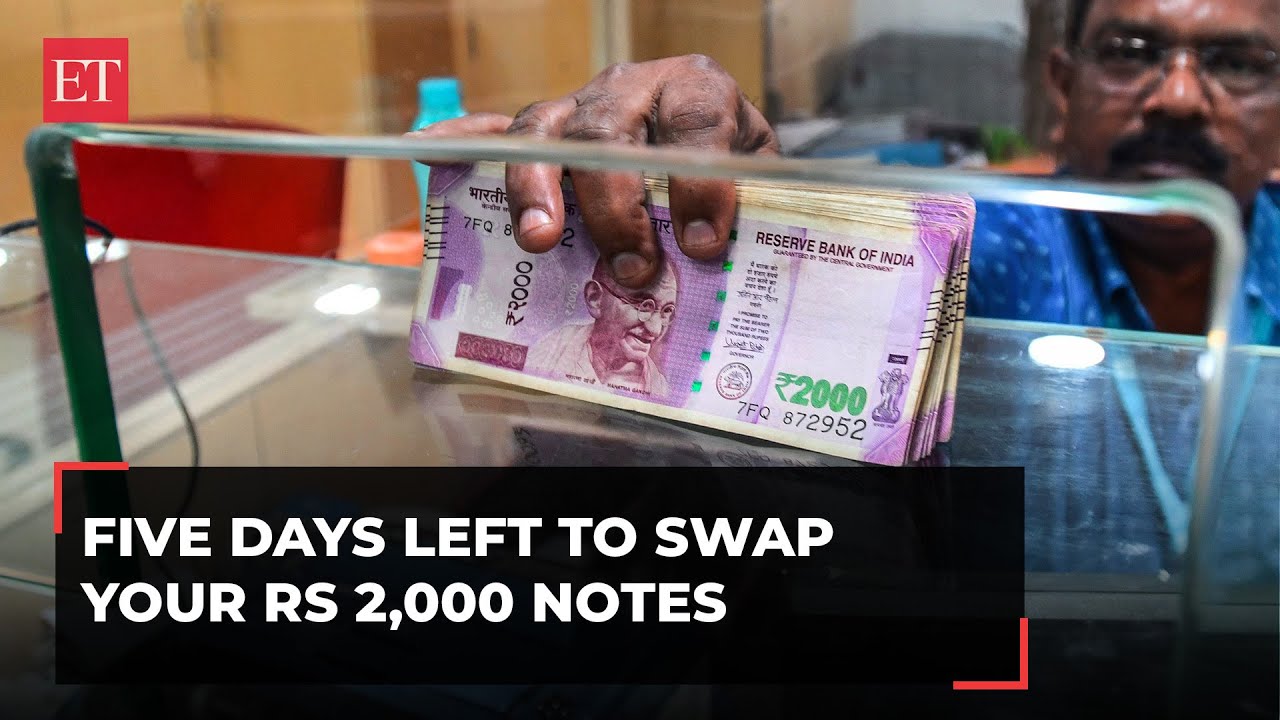 ₹2,000 note exchange window closes in 5 Days: Act Now